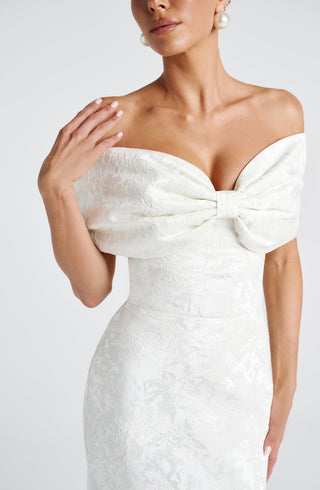 Emberly Maxi Dress - Ivory - Napalia