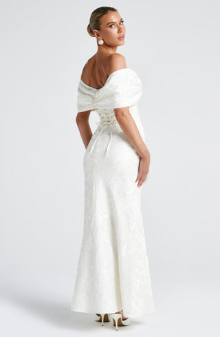 Emberly Maxi Dress - Ivory - Napalia