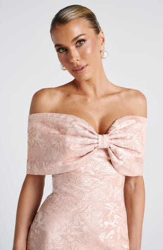 Emberly Maxi Dress - Soft Peach - Napalia