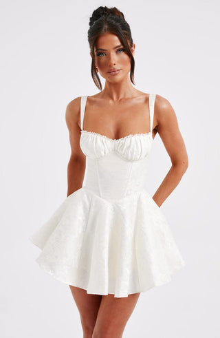 Emelie Playsuit - Ivory - Napalia