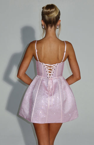 Emma Mini Dress - Blush - Napalia