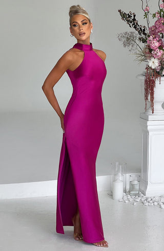 Etta Maxi Dress - Hot Pink - Napalia