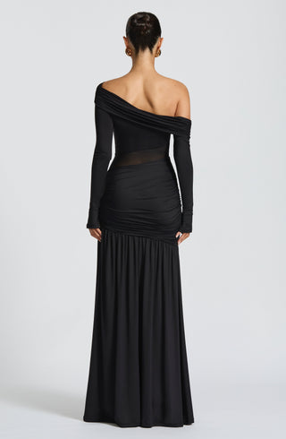 Ettalie Maxi Dress - Black - Napalia