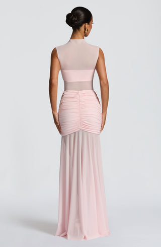 Fae Maxi Skirt - Blush - Napalia