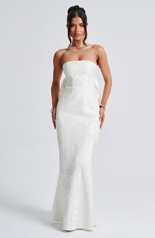 Felicity Maxi Dress - Ivory - Napalia