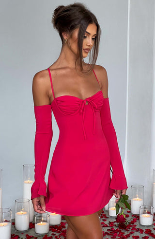 Fiona Mini Dress - Pink - Napalia