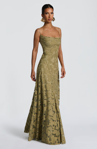 Francis Maxi Dress - Sage - Napalia