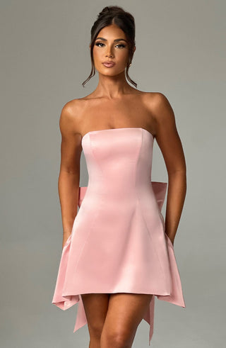 Freja Mini Dress - Blush - Napalia
