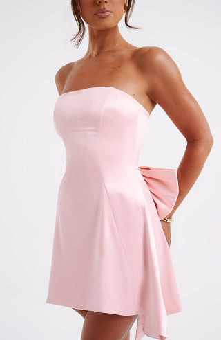 Freja Mini Dress - Blush - Napalia