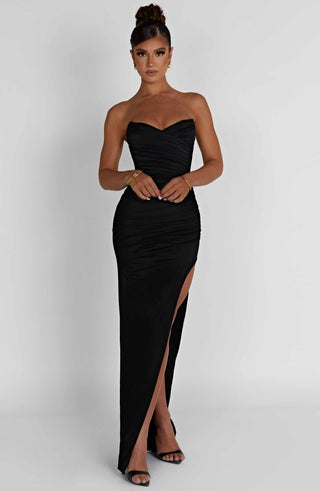 Giovanna Maxi Dress - Black - Napalia