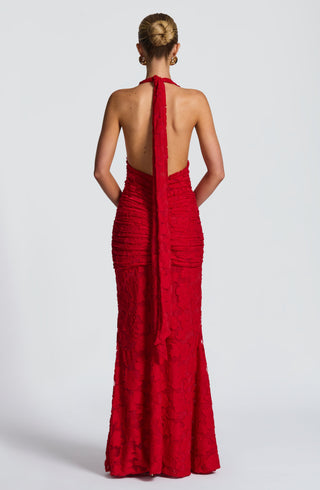 Guinevere Maxi Dress - Red - Napalia