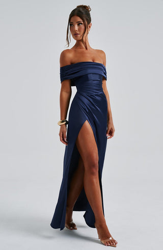 Gwendolyn Maxi Dress - Navy - Napalia