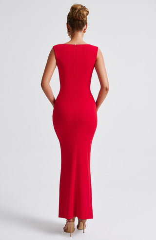 Helena Maxi Dress - Red - Napalia
