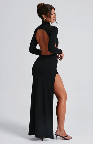 Imelda Maxi Dress - Black - Napalia