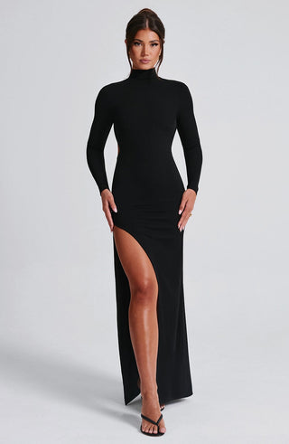 Imelda Maxi Dress - Black - Napalia