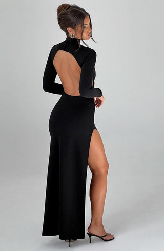 Imelda Maxi Dress - Black - Napalia