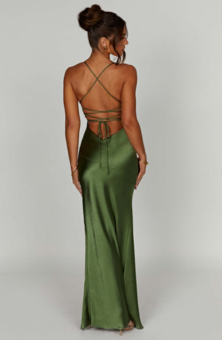 Isobel Maxi Dress - Emerald - Napalia