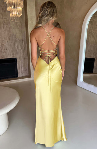 Isobel Maxi Dress - Lemon - Napalia