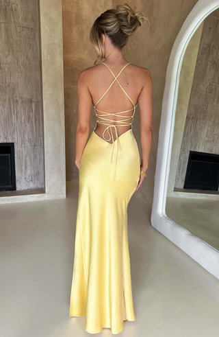 Isobel Maxi Dress - Lemon - Napalia