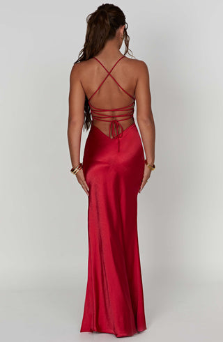 Isobel Maxi Dress - Red - Napalia