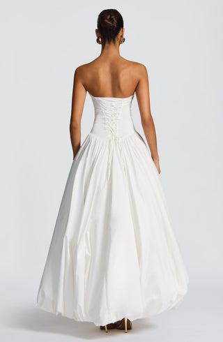 Jillian Maxi Dress - Ivory - Napalia