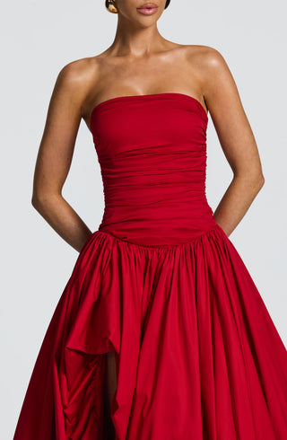 Jillian Maxi Dress - Red - Napalia