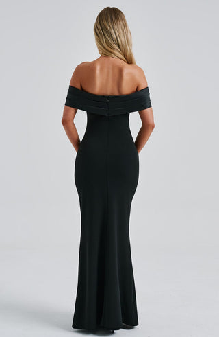 Joanna Maxi Dress - Black - Napalia