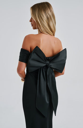 Joanna Maxi Dress - Black - Napalia