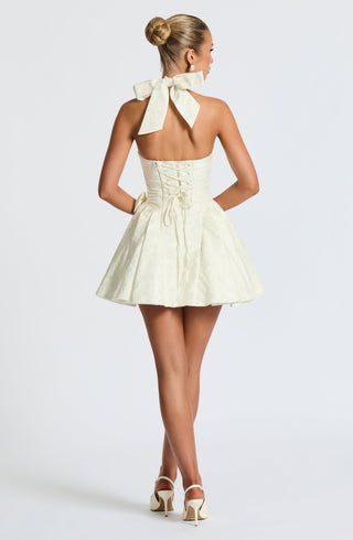 Jocelyn Mini Dress - Ivory - Napalia