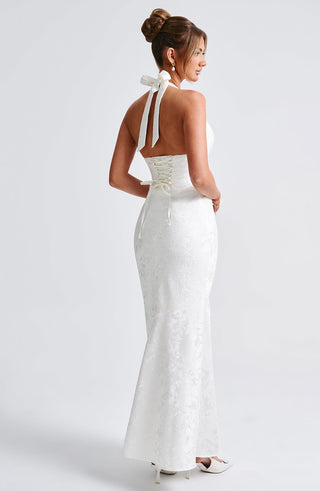 Josephine Maxi Dress - Ivory - Napalia