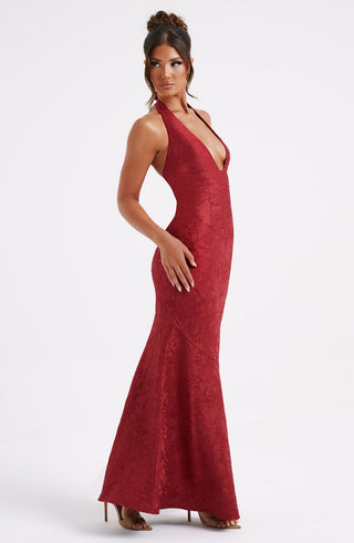 Josephine Maxi Dress - Red - Napalia