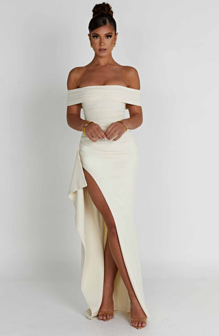 Joyce Maxi Dress - Ivory - Napalia