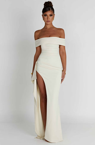 Joyce Maxi Dress - Ivory - Napalia