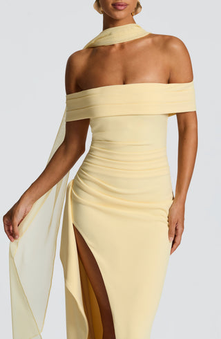 Joyce Maxi Dress - Lemon - Napalia