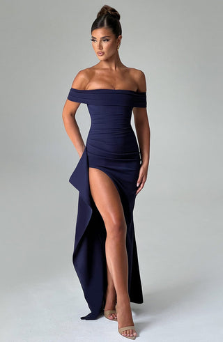 Joyce Maxi Dress - Navy - Napalia