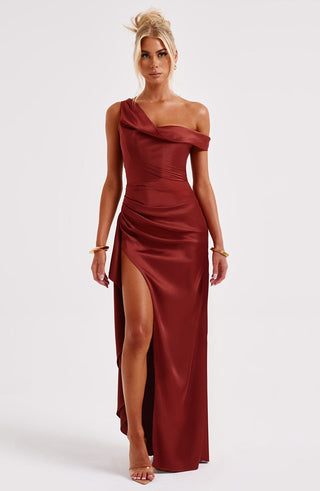 Juliene Maxi Dress - Rust - Napalia