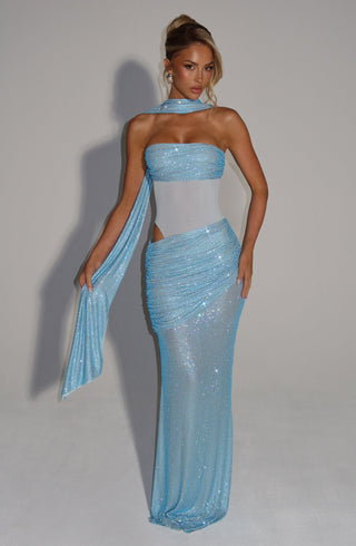 Kailani Maxi Dress - Aqua - Napalia