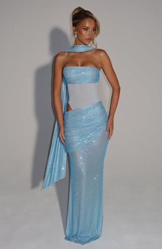 Kailani Maxi Dress - Aqua - Napalia