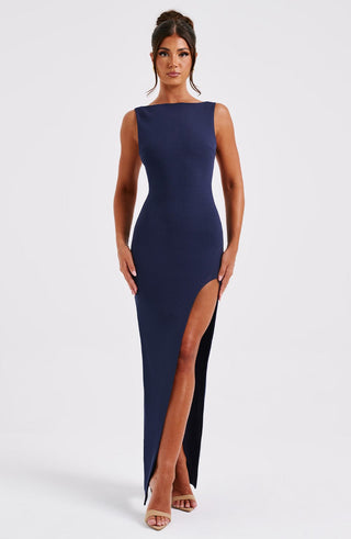 Kassandra Maxi Dress - Navy - Napalia