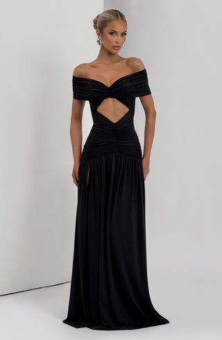 Kathryn Maxi Dress - Black - Napalia