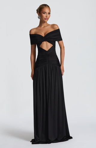 Kathryn Maxi Dress - Black - Napalia