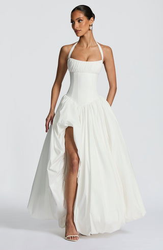 Keira Maxi Dress - Ivory - Napalia