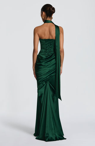 Kensington Maxi Dress - Emerald - Napalia