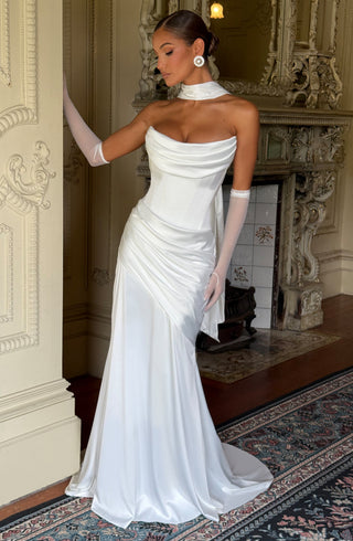Kensington Maxi Dress - Ivory - Napalia
