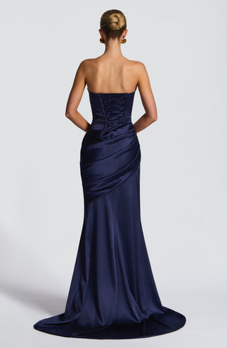 Kensington Maxi Dress - Navy - Napalia