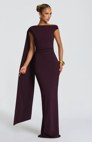 Kylie Maxi Dress - Plum - Napalia