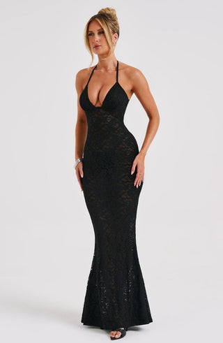 Leilina Maxi Dress - Black - Napalia