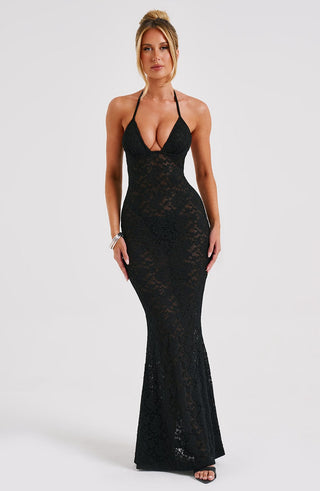 Leilina Maxi Dress - Black - Napalia