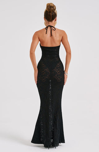 Leilina Maxi Dress - Black - Napalia