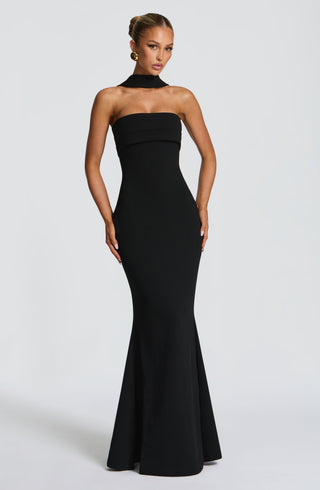 Leura Maxi Dress - Black - Napalia